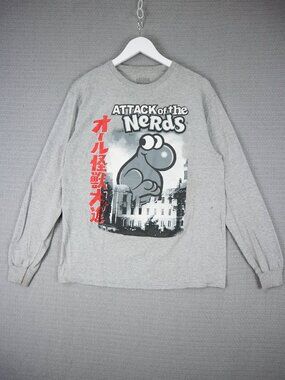 Nestle Attack Of the Nerds Anime Parody Tee Longsleeve Large